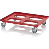 Transportroller Kompakt mit Gummirädern – 61,6 x 41,6 x 17,2 cm 2
