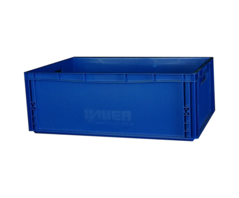 Eurobehälter Handgriffe offen, 60x40x22 cm, RAL5005 Signalblau Eurobehälter Handgriffe offen, 60x40x22 cm, RAL5005 Signalblau
