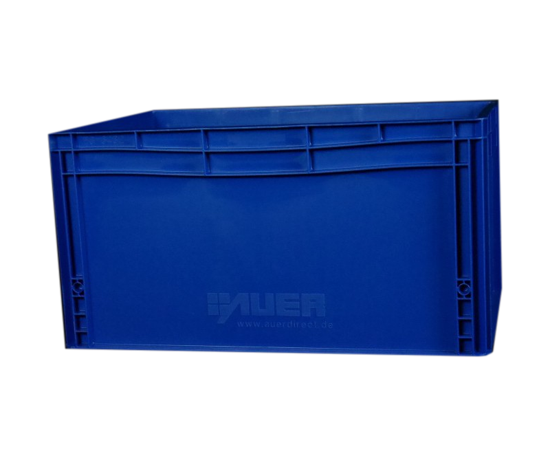 Eurobehälter Handgriffe offen, 60x40x32 cm, RAL5005 Signalblau Eurobehälter Handgriffe offen, 60x40x32 cm, RAL5005 Signalblau